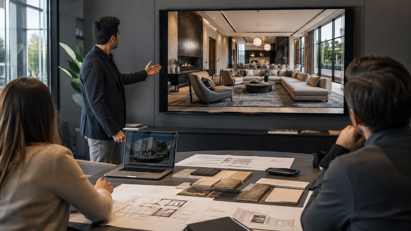 How does 3D rendering help in the approval of architectural projects?