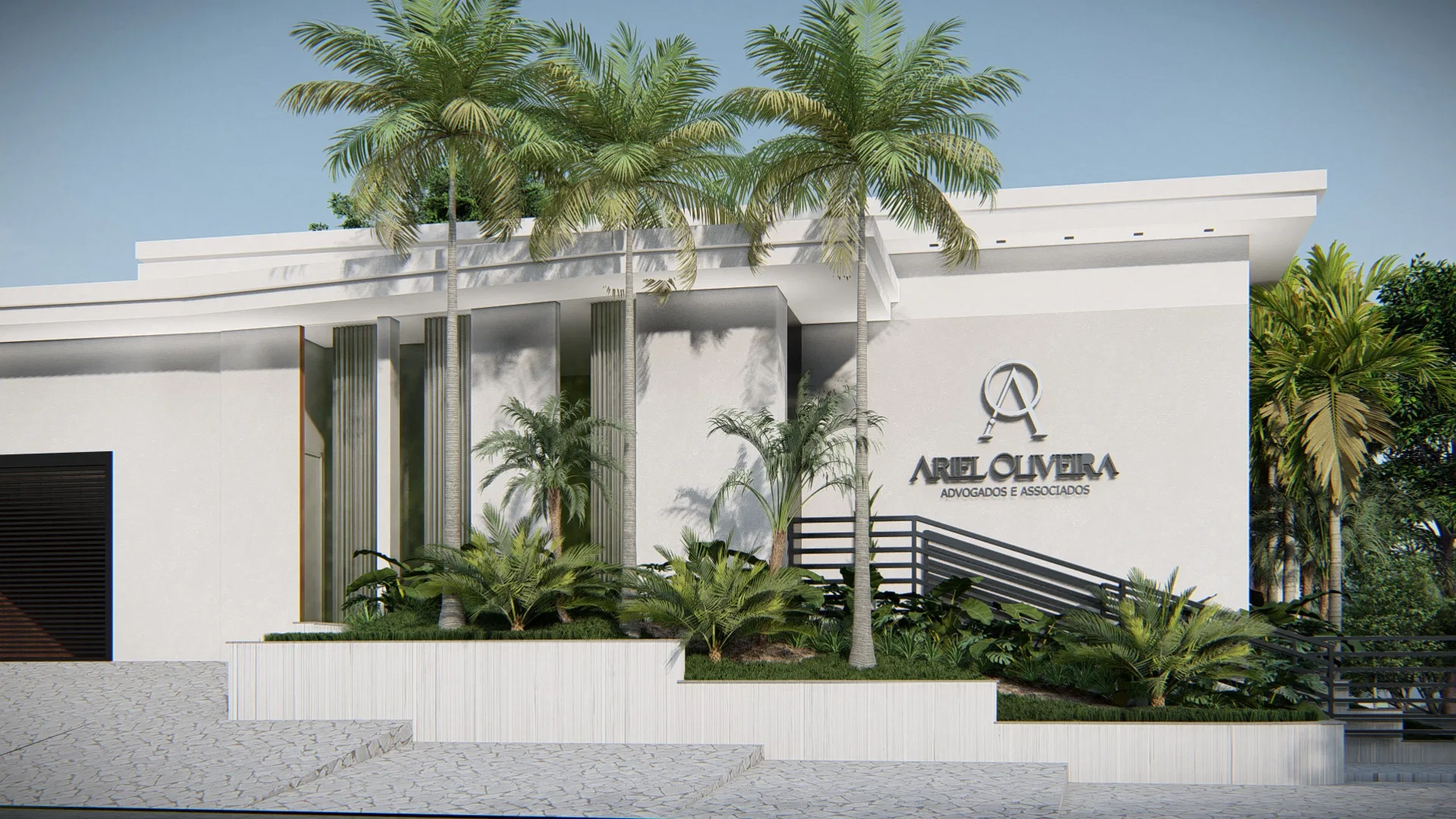 Architectural visualization of the Ariel Advocacia project — GRON 3D