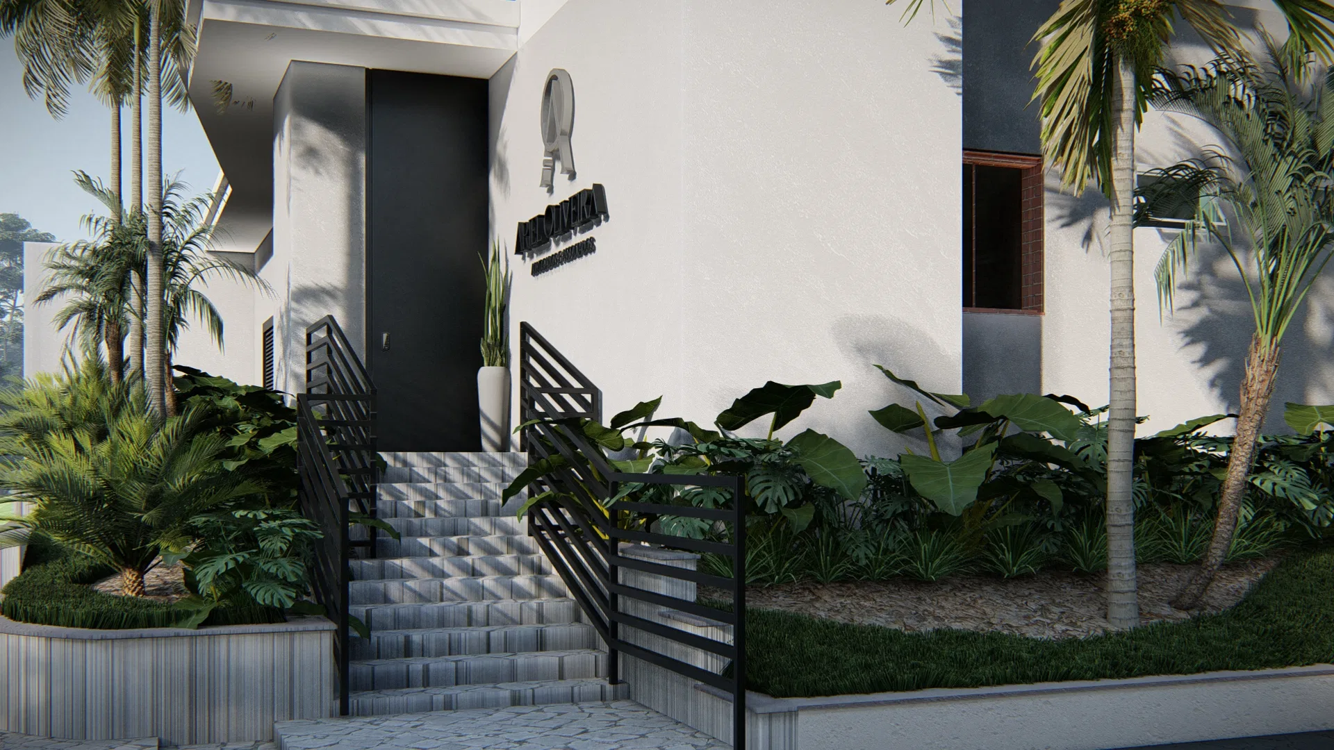 Architectural visualization of the Ariel Advocacia project — GRON 3D