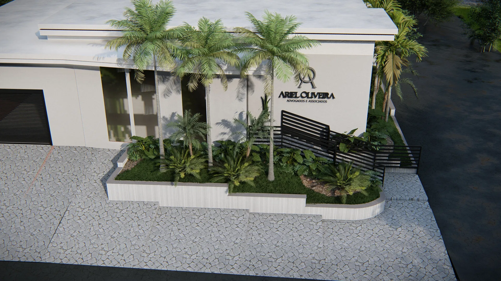 Architectural visualization of the Ariel Advocacia project — GRON 3D