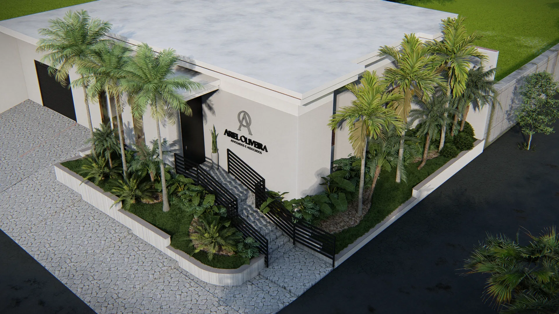 Architectural visualization of the Ariel Advocacia project — GRON 3D