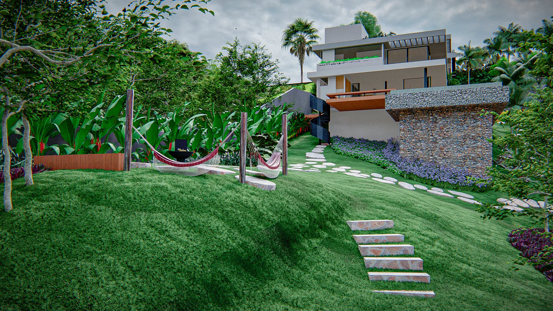 Architectural visualization of the Cassio project — GRON 3D
