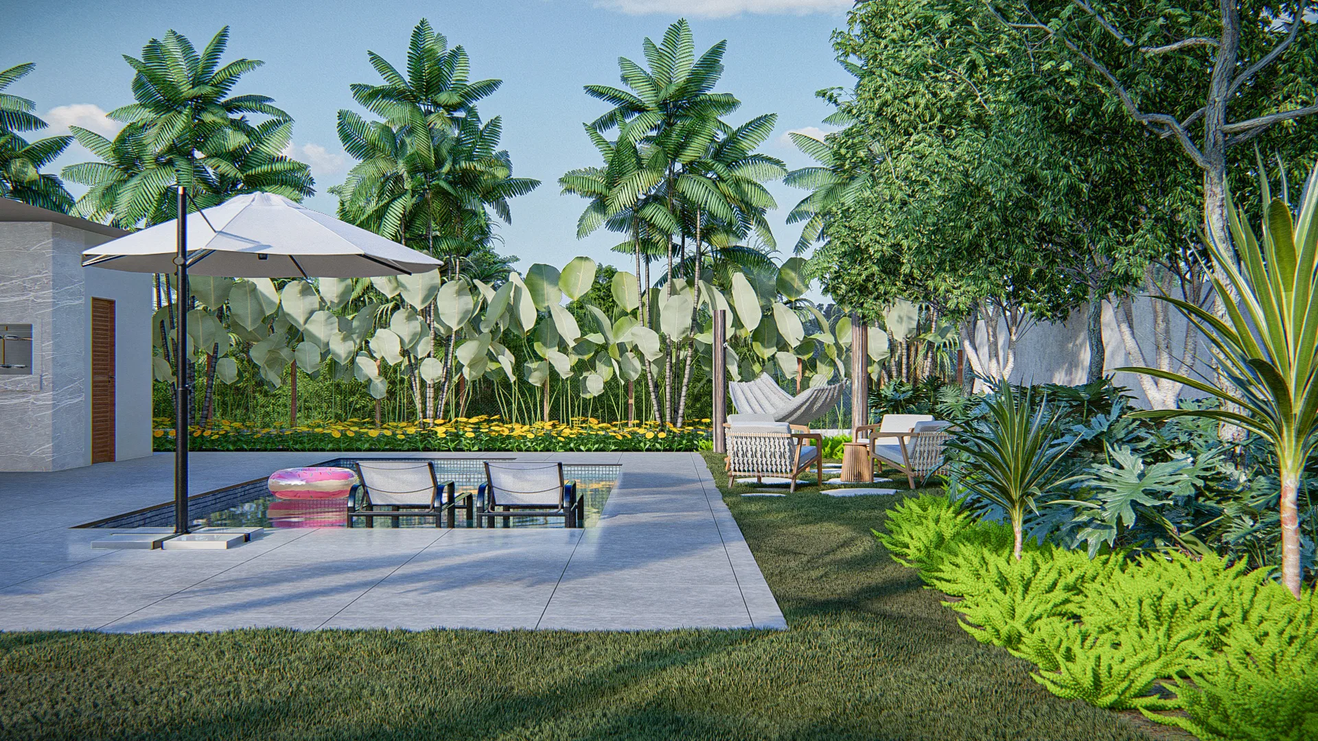 Visualização arquitetônica do projeto Clodoaldo — GRON 3D