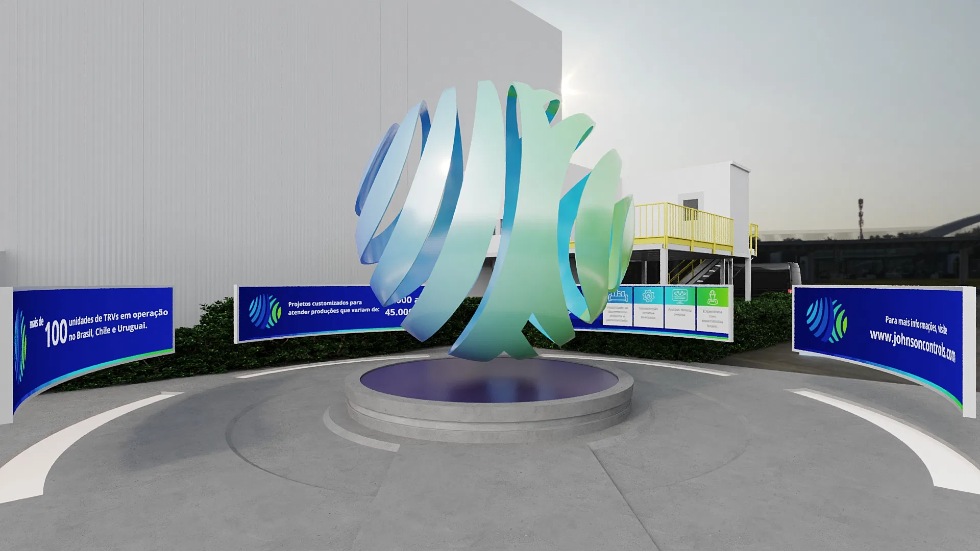 Architectural visualization of the Maquina Refrigeracao project — GRON 3D