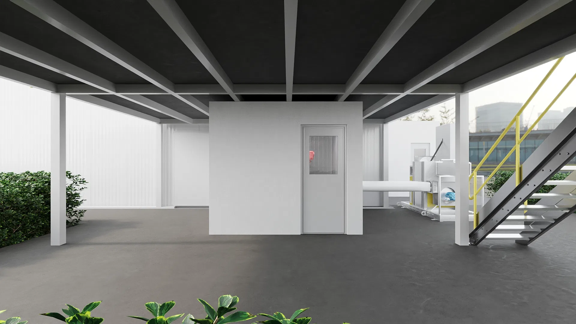 Architectural visualization of the Maquina Refrigeracao project — GRON 3D