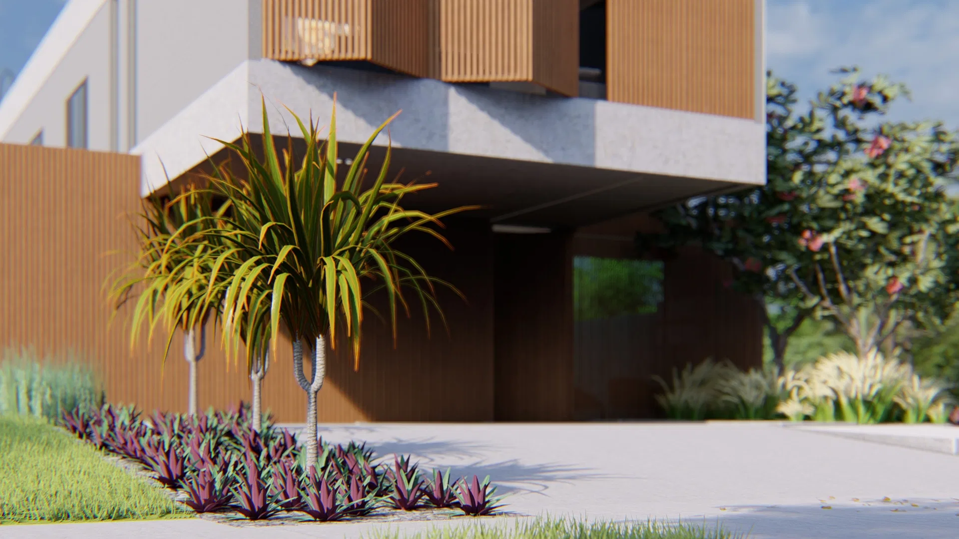 Architectural visualization of the Rafael project — GRON 3D