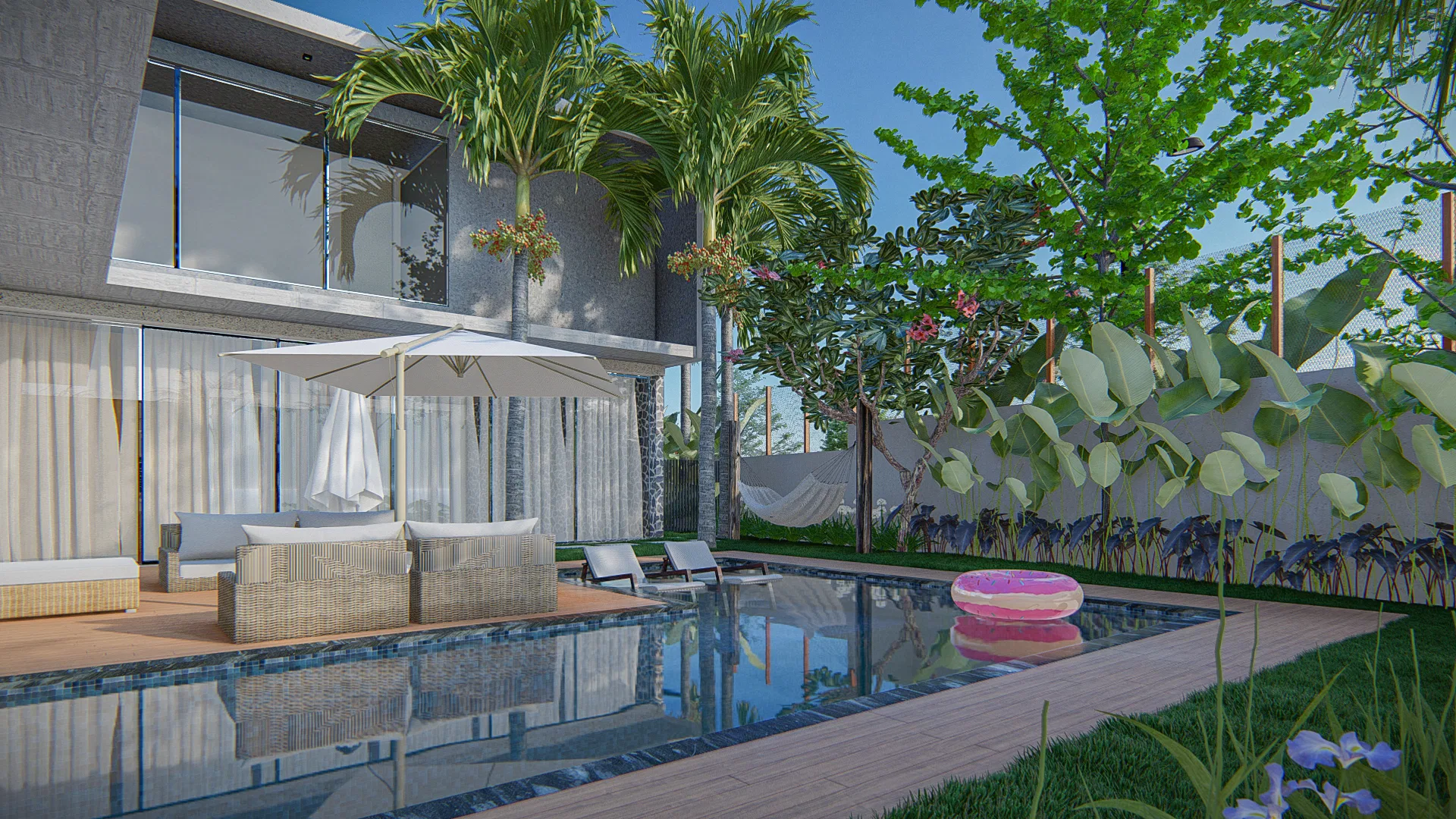 Architectural visualization of the Thais E Daniel project — GRON 3D