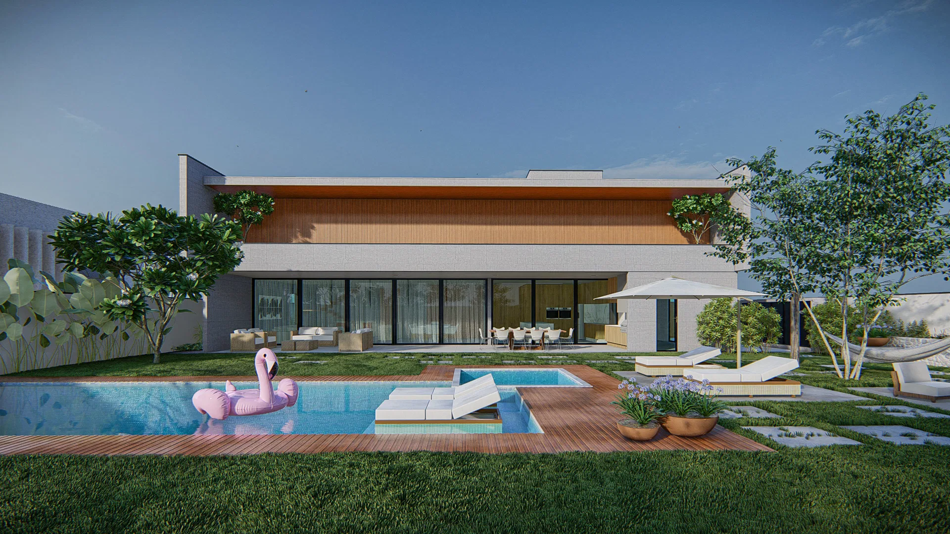 Architectural visualization of the Patricia E Andreas project — GRON 3D