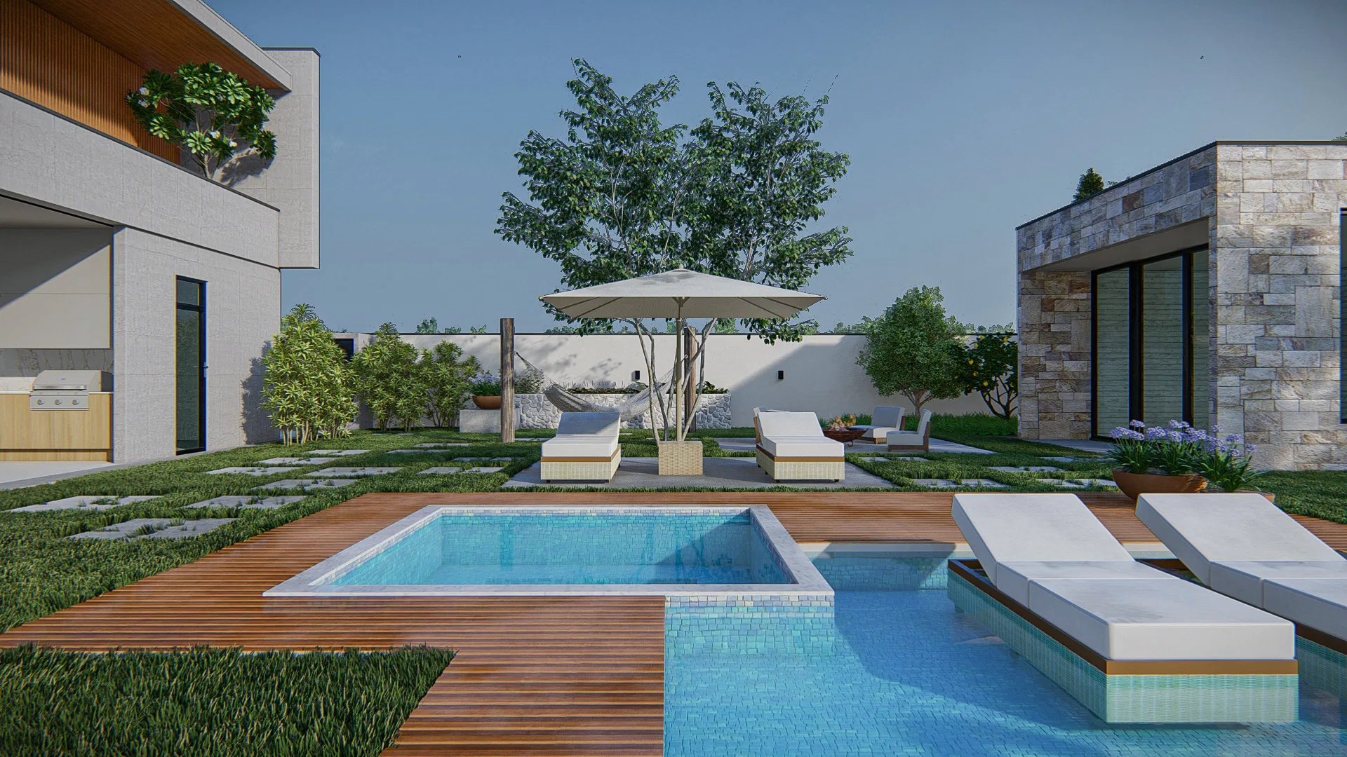 Architectural visualization of the Patricia E Andreas project — GRON 3D