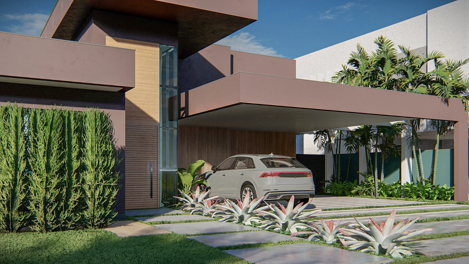 Visualização arquitetônica do projeto Jonas E Marina — GRON 3D