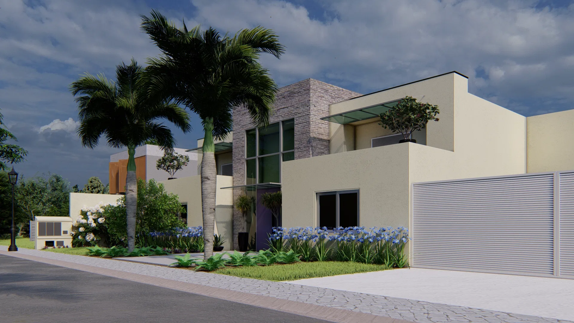Visualização arquitetônica do projeto Cristiane — GRON 3D
