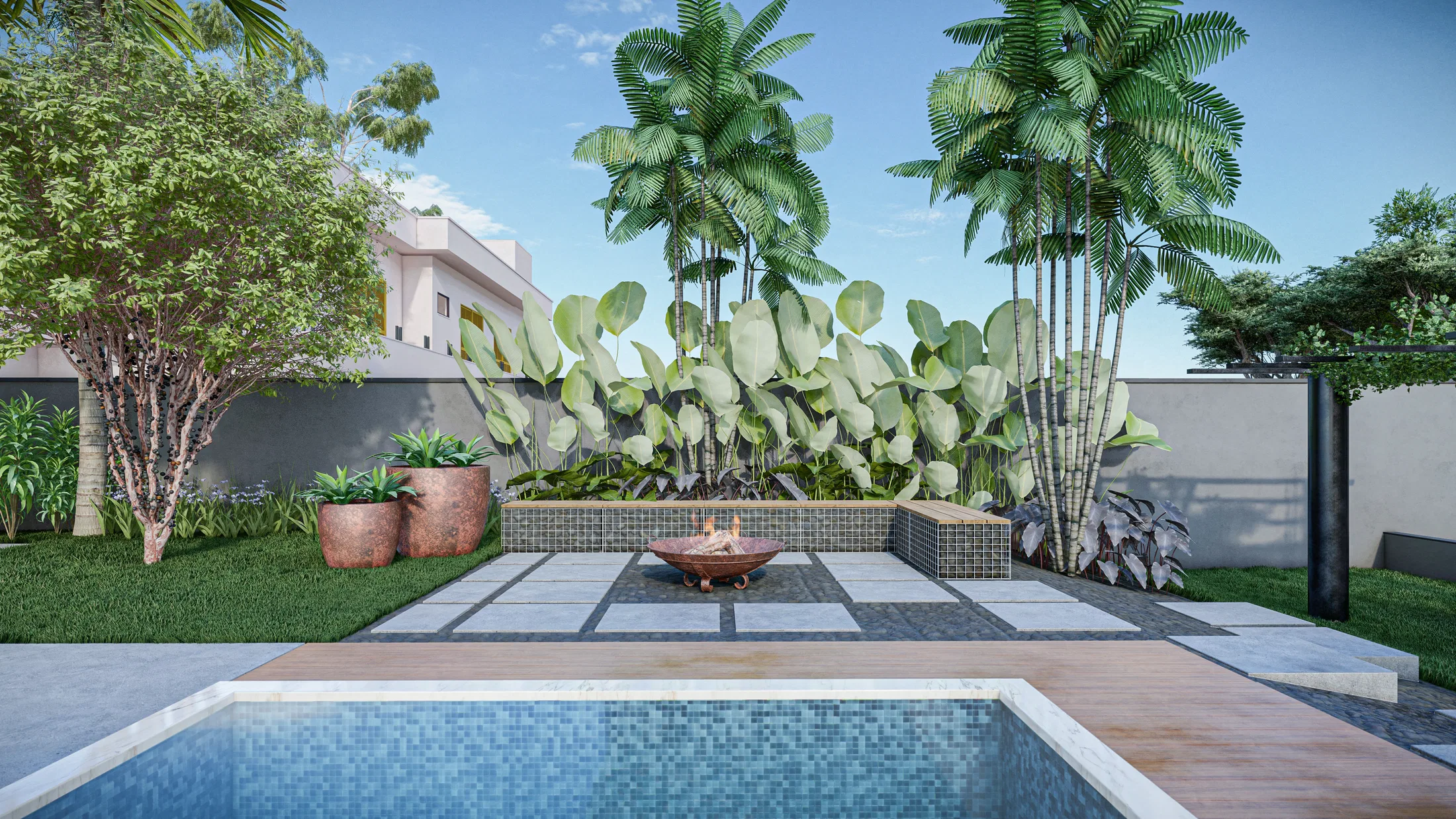 Architectural visualization of the Suzana project — GRON 3D