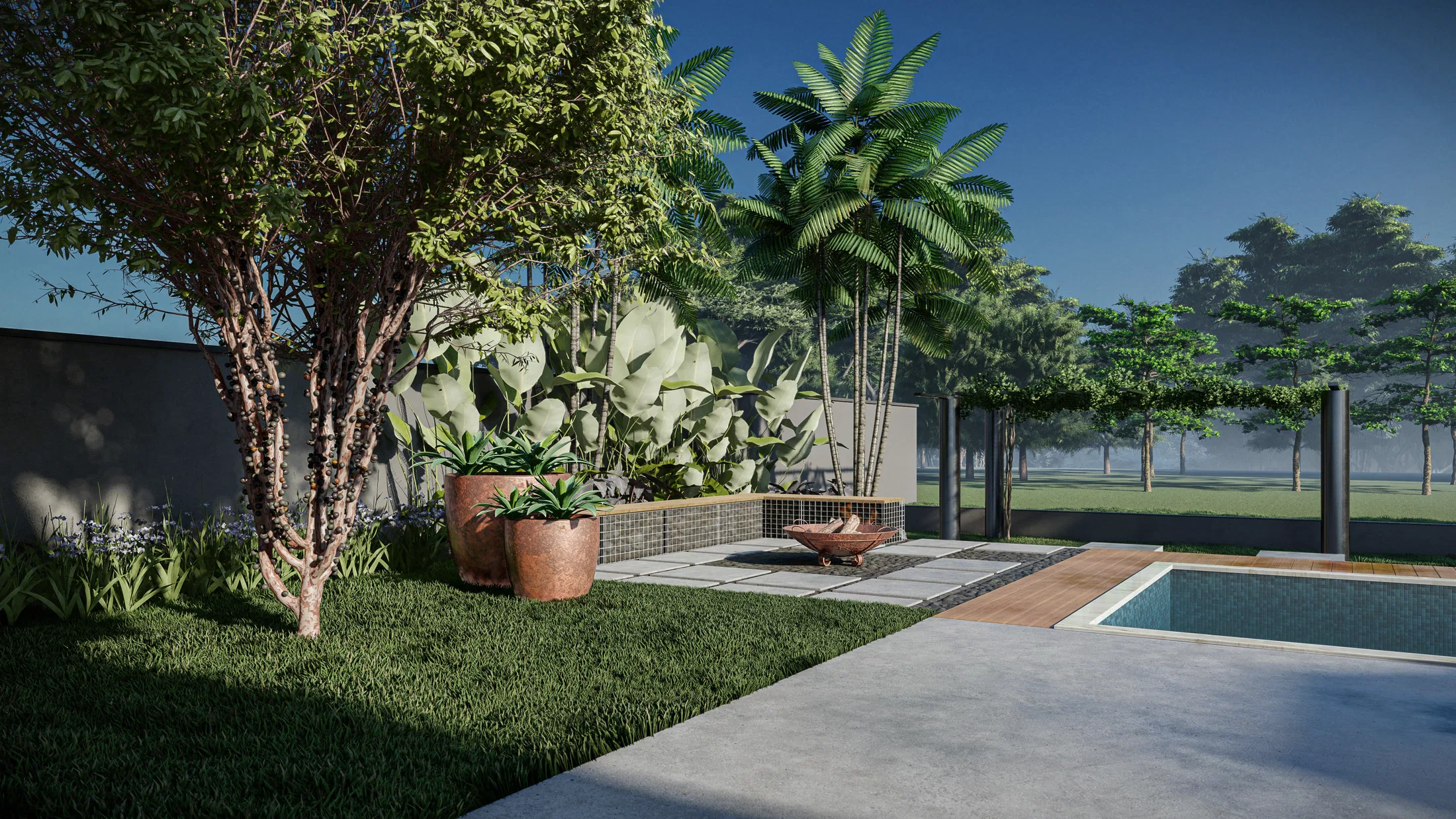 Architectural visualization of the Suzana project — GRON 3D