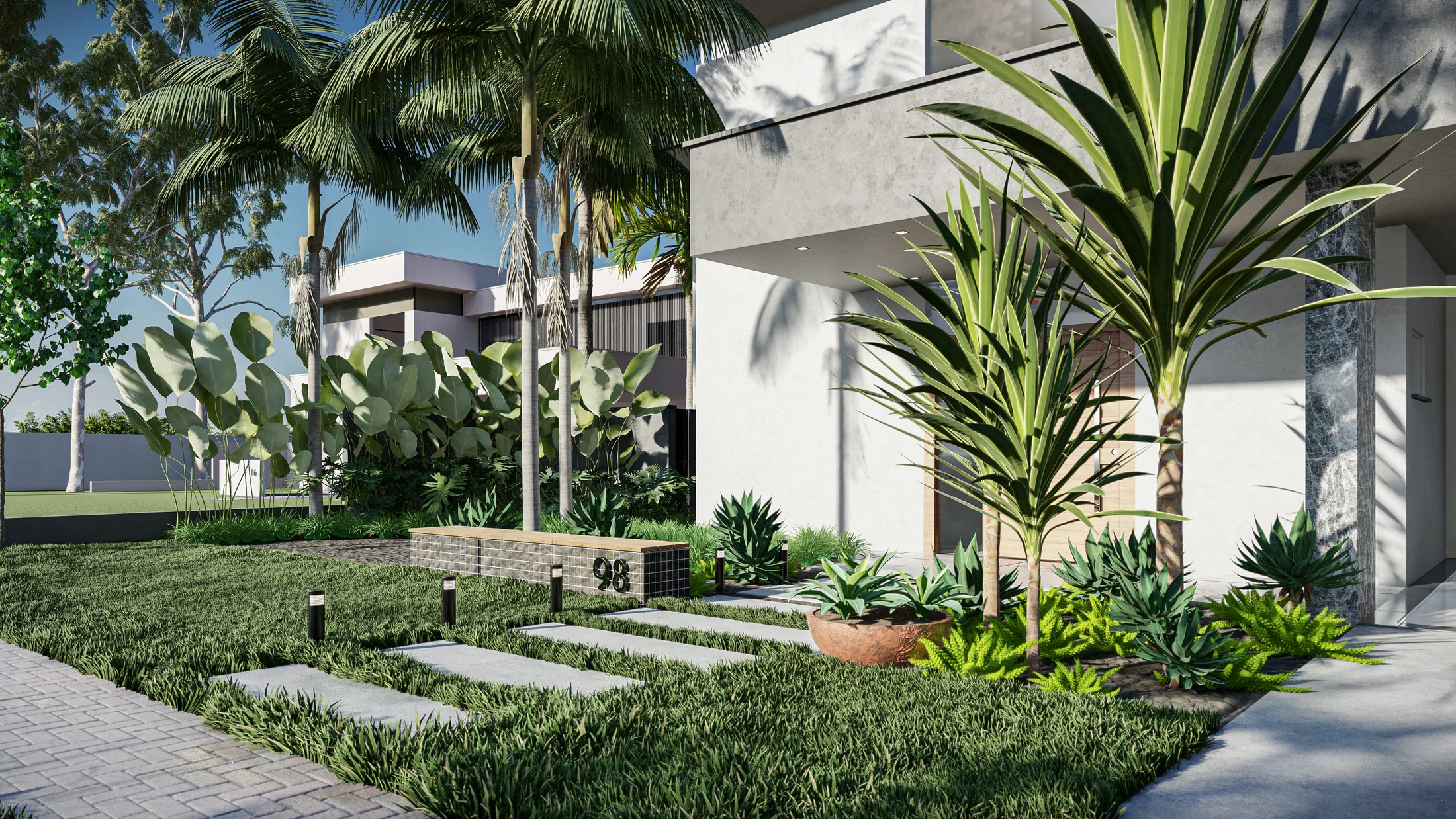 Architectural visualization of the Suzana project — GRON 3D