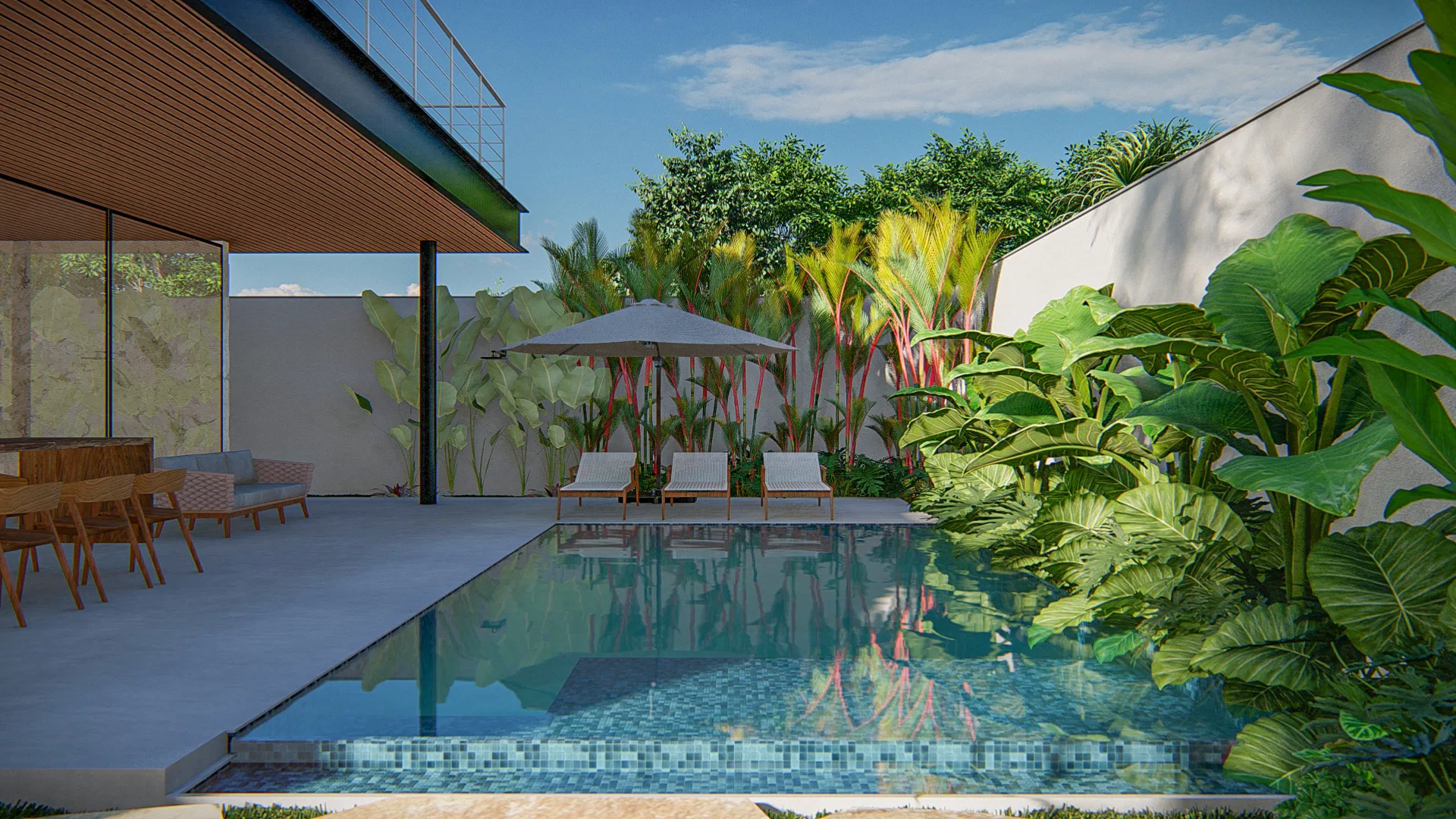 Architectural visualization of the Ilton E Luciana project — GRON 3D