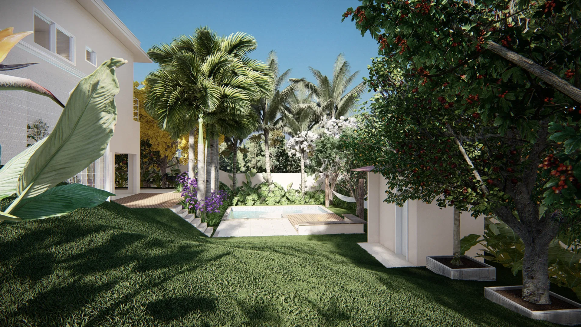 Visualização arquitetônica do projeto Guilherme Salgado — GRON 3D