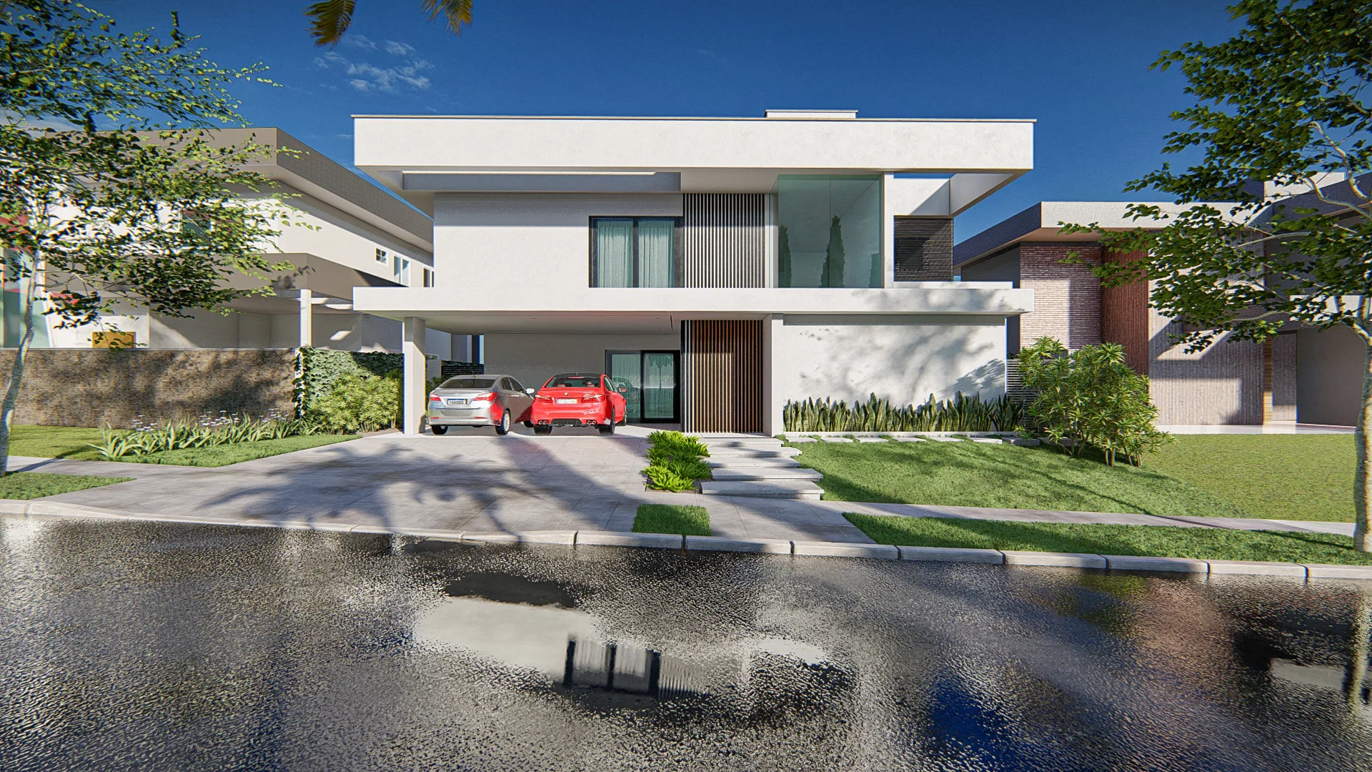 Architectural visualization of the Gustavo Novaski project — GRON 3D