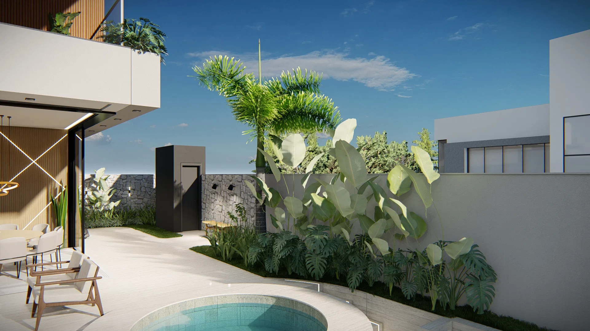 Architectural visualization of the Bruna Alphaville 2 project — GRON 3D