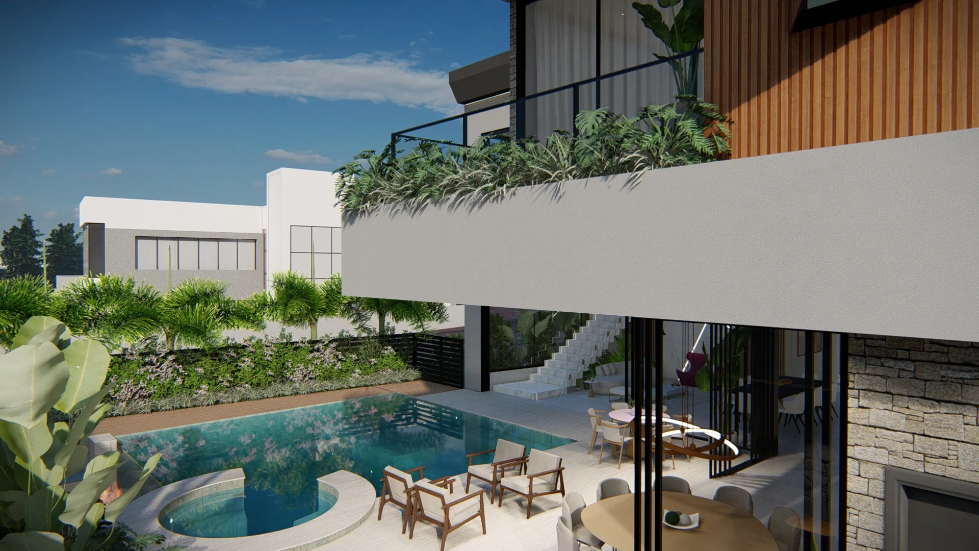 Architectural visualization of the Bruna Alphaville 2 project — GRON 3D