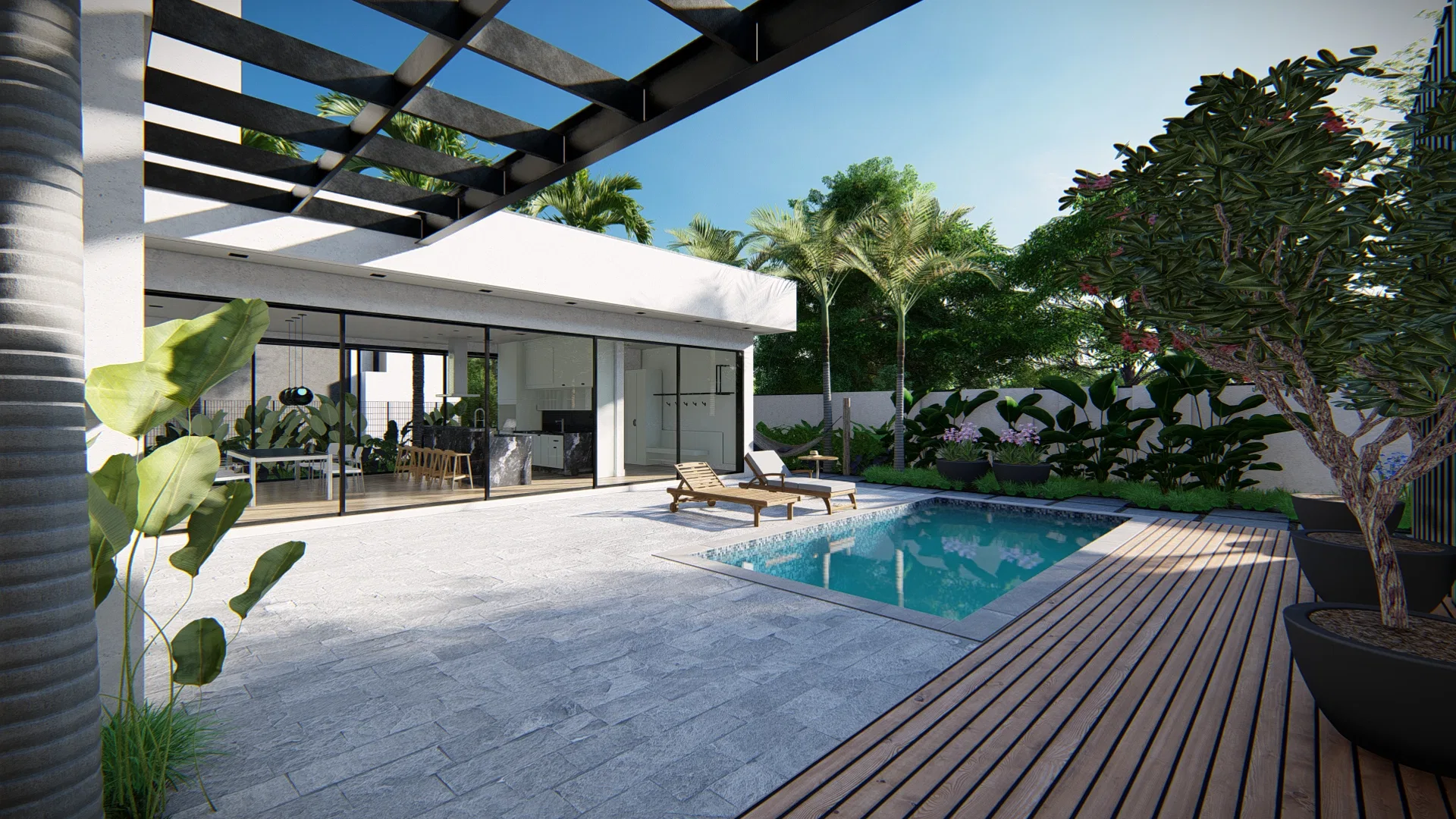 Architectural visualization of the Renata E Claudio project — GRON 3D