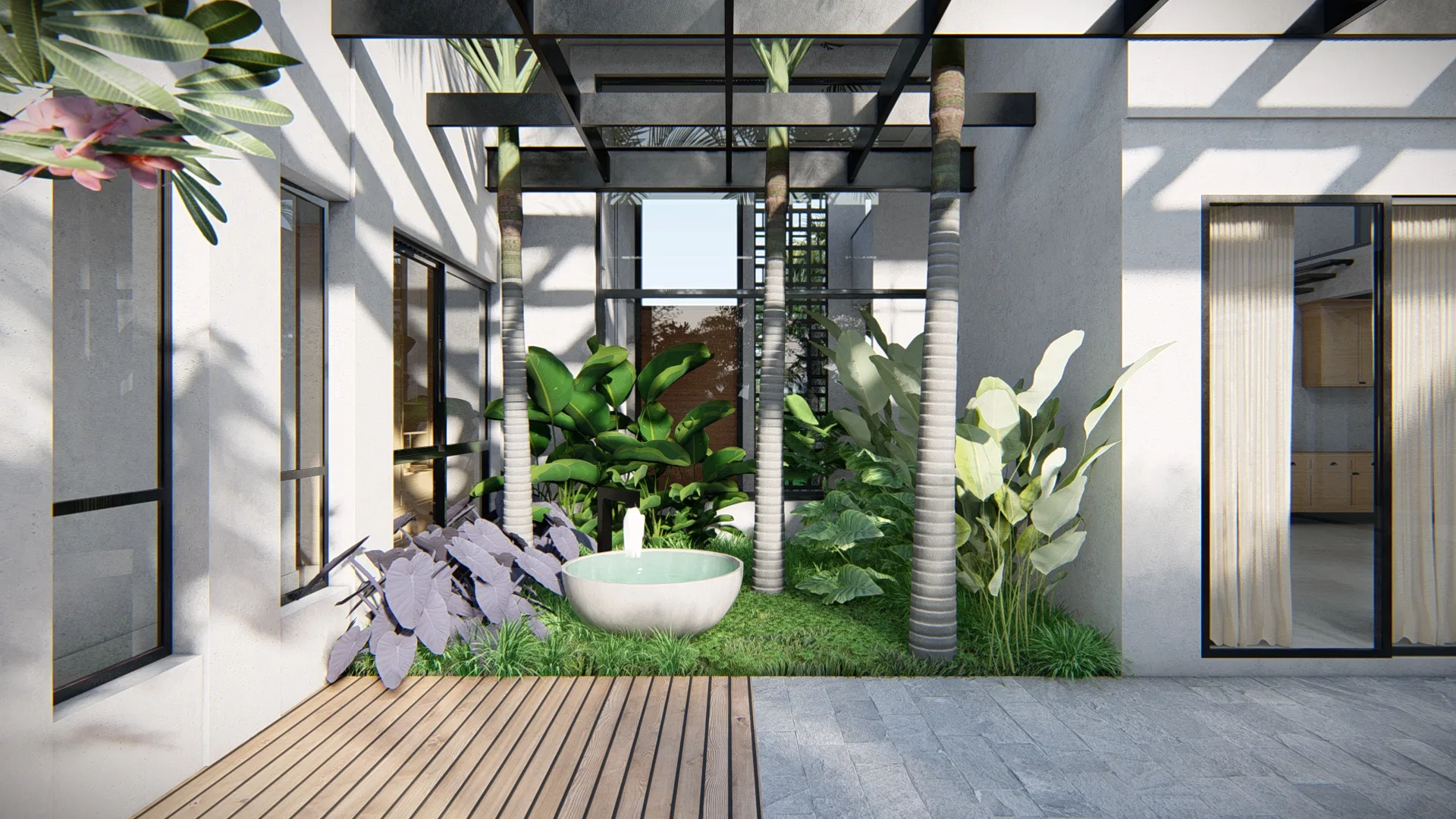 Architectural visualization of the Renata E Claudio project — GRON 3D
