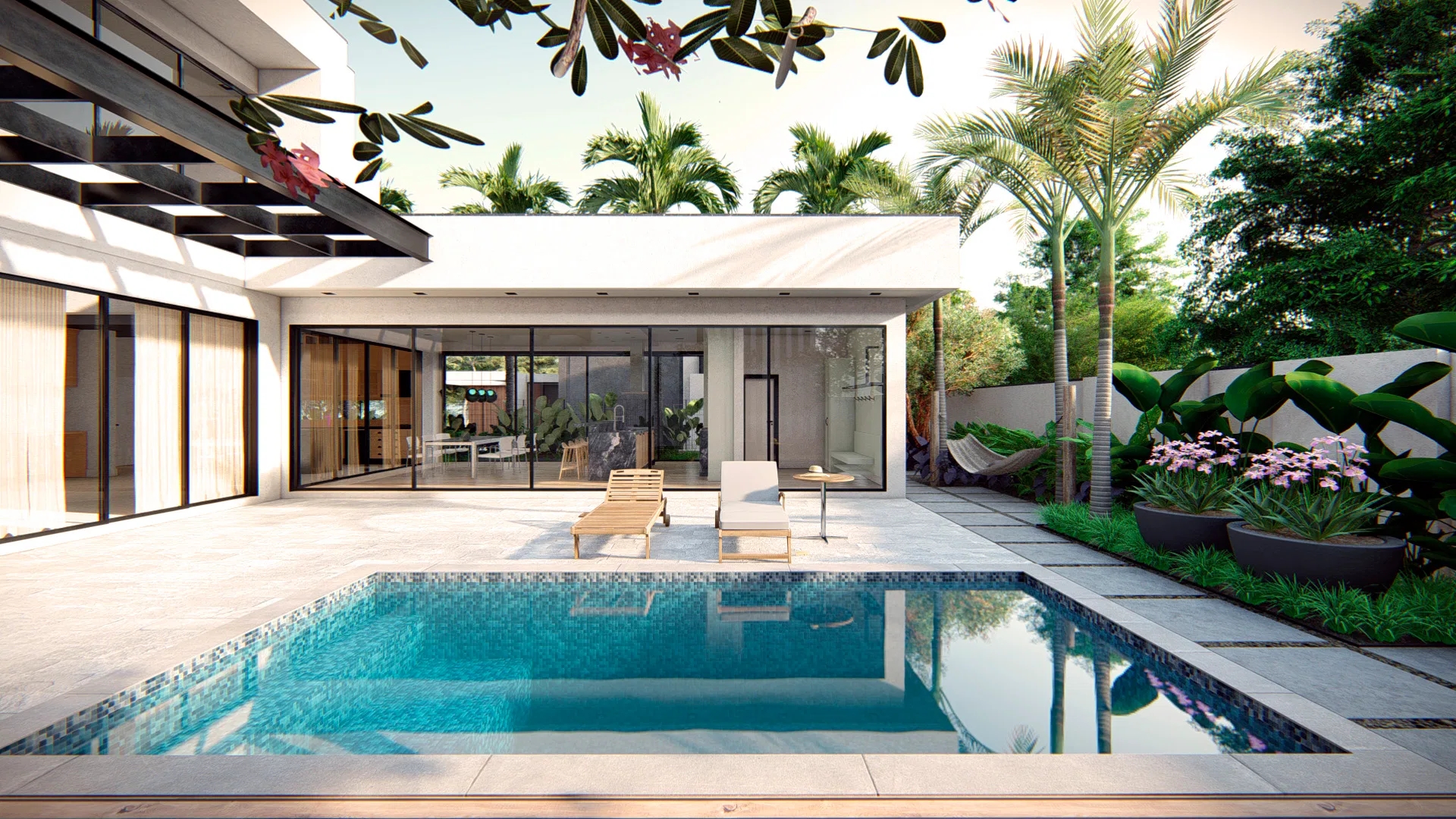 Architectural visualization of the Renata E Claudio project — GRON 3D