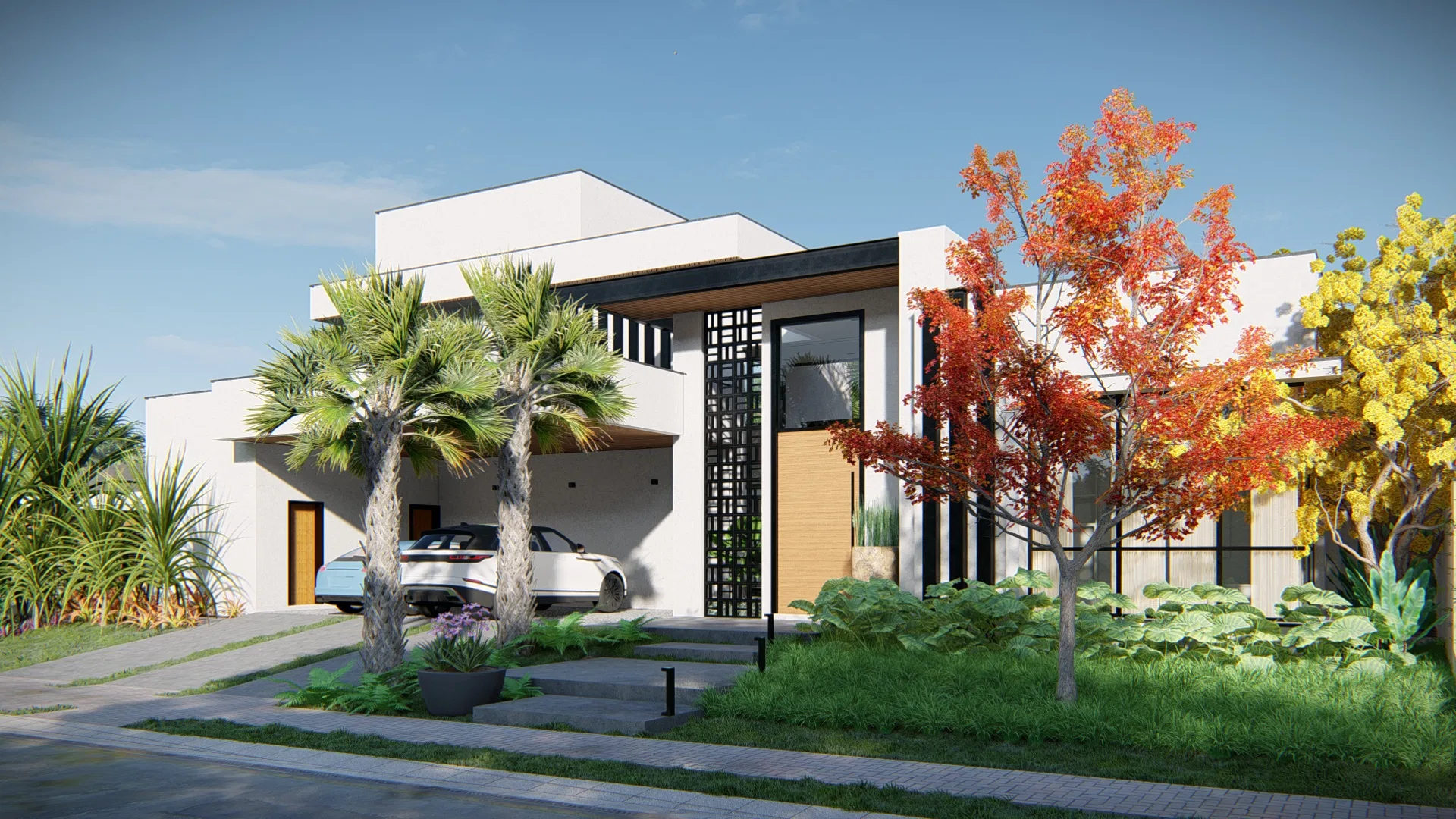 Architectural visualization of the Renata E Claudio project — GRON 3D