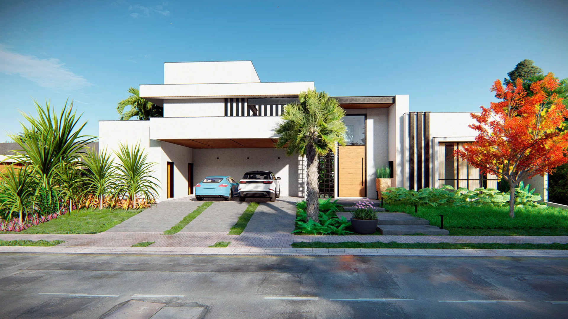 Architectural visualization of the Renata E Claudio project — GRON 3D