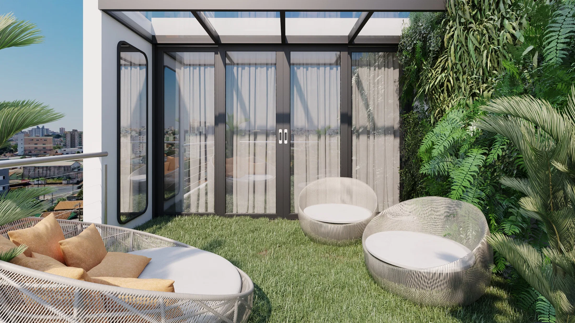 Visualização arquitetônica do projeto Cond. Vila Freire — GRON 3D