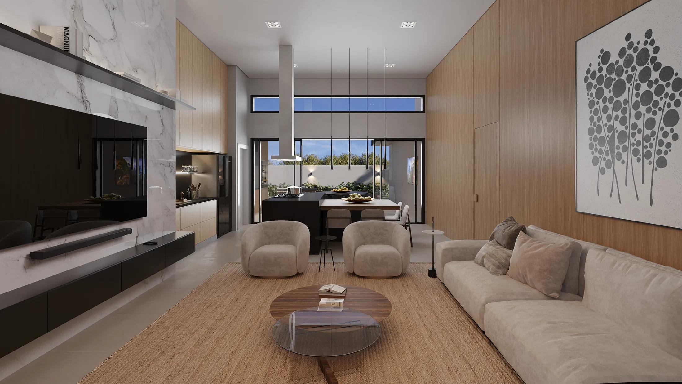 Architectural visualization of the Yago project — GRON 3D
