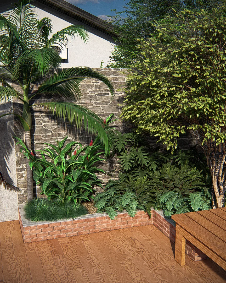 Visualização arquitetônica do projeto Ana — GRON 3D