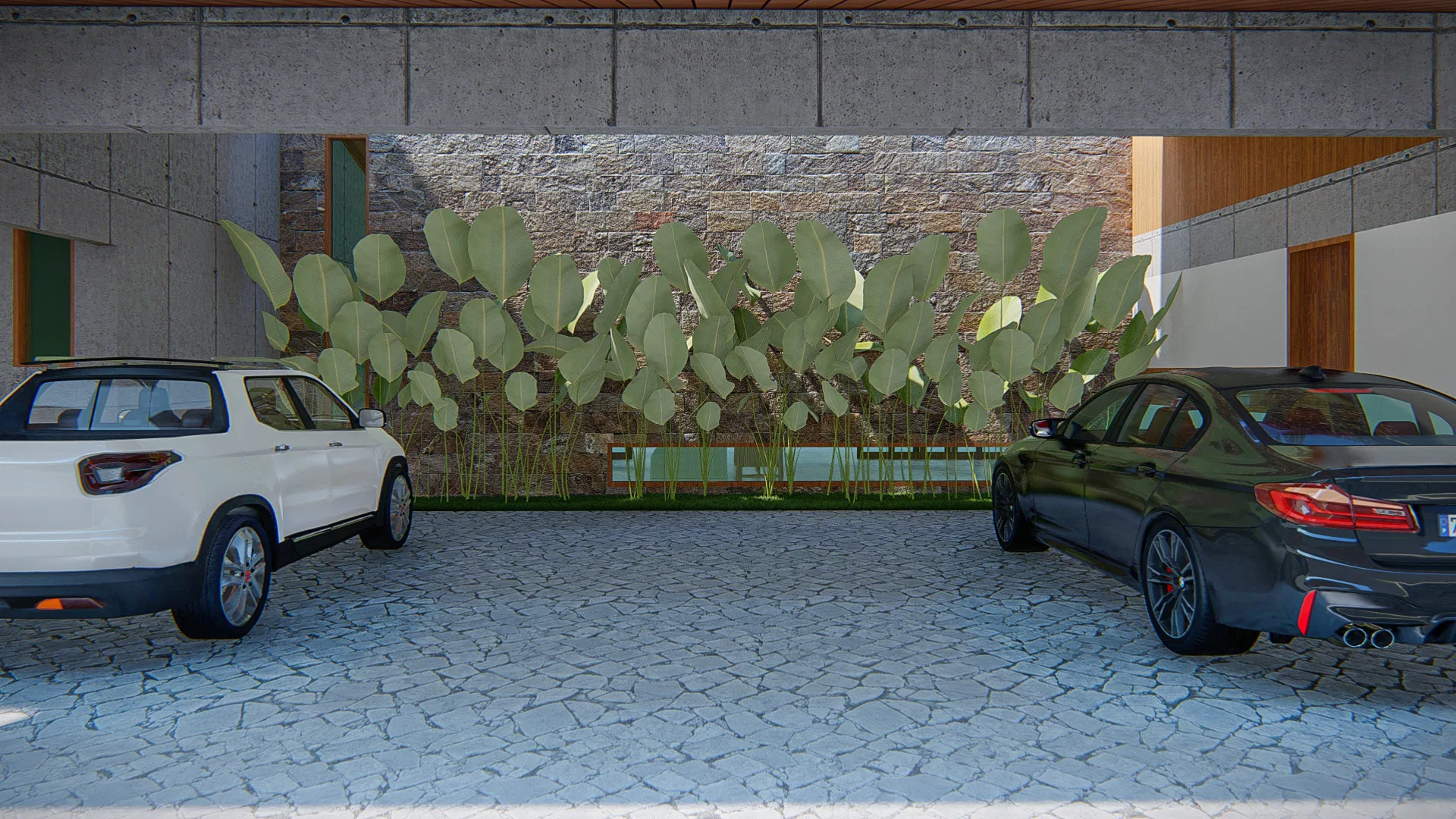 Visualização arquitetônica do projeto Alex E Dora — GRON 3D