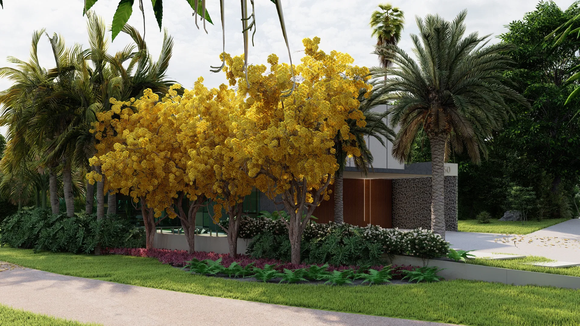 Architectural visualization of the Suelli project — GRON 3D