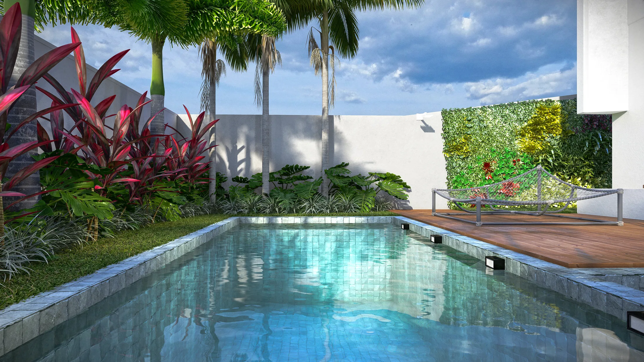 Visualização arquitetônica do projeto Kenia — GRON 3D