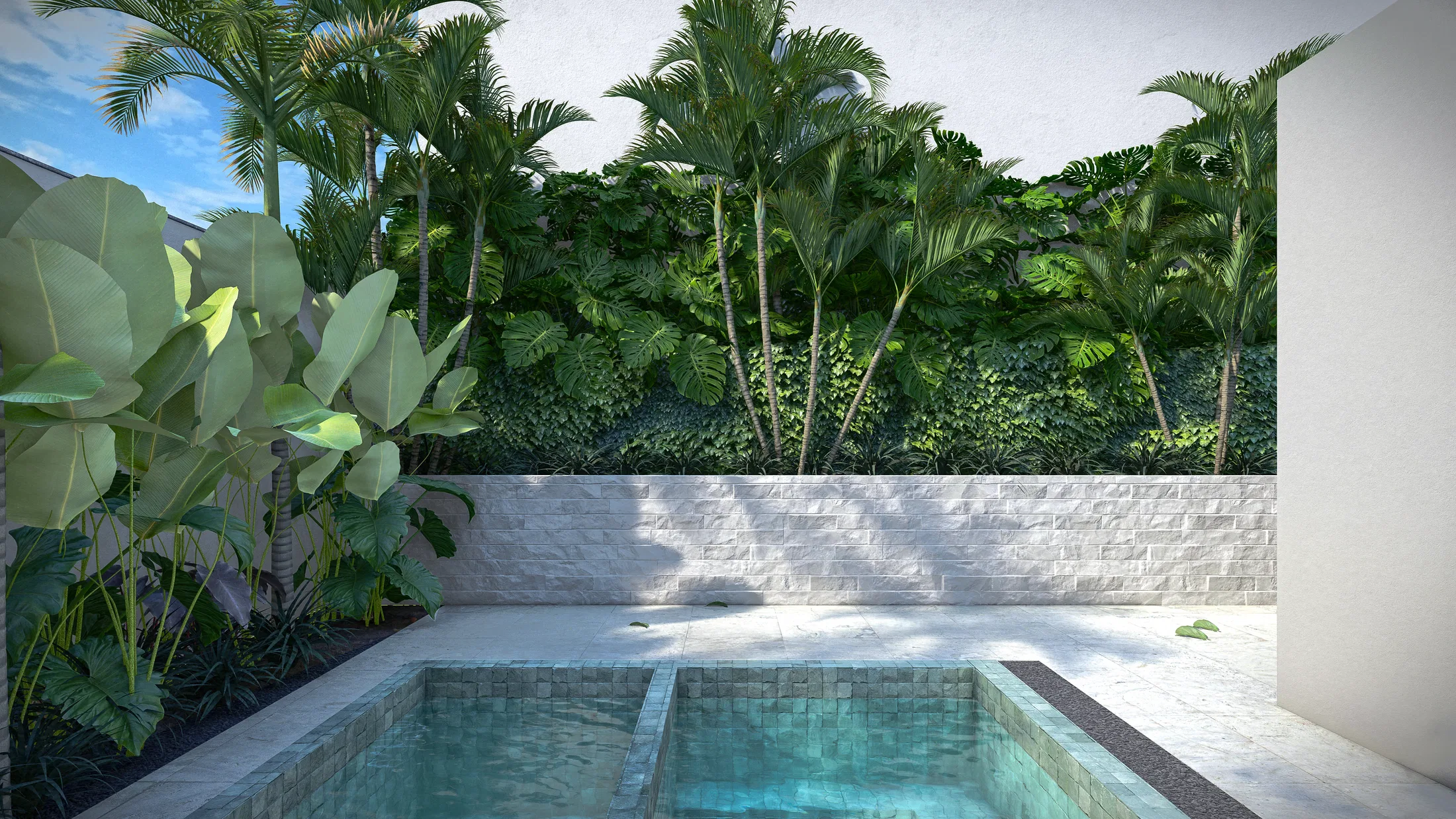Architectural visualization of the Marcos E Celia project — GRON 3D