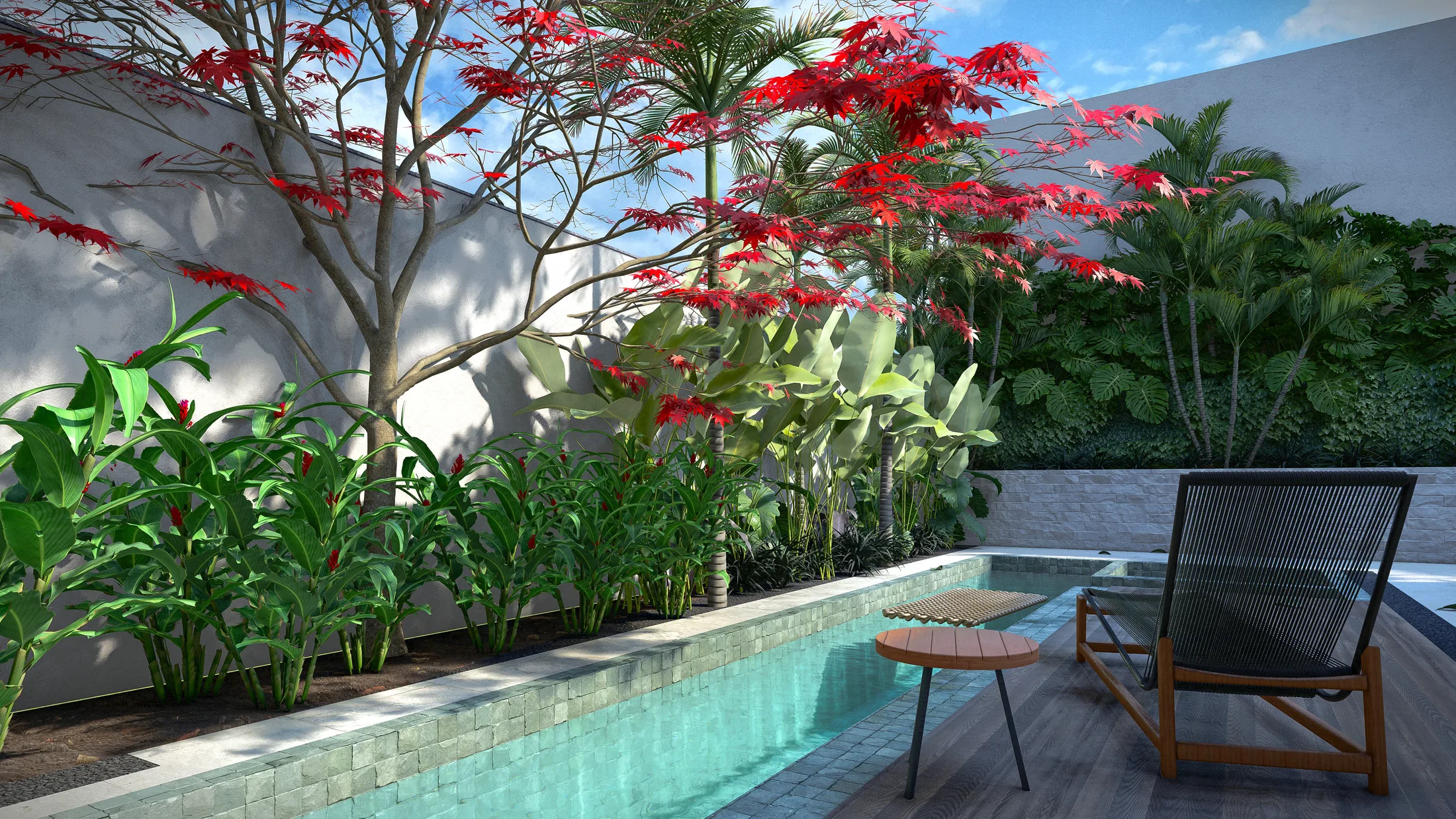 Architectural visualization of the Marcos E Celia project — GRON 3D
