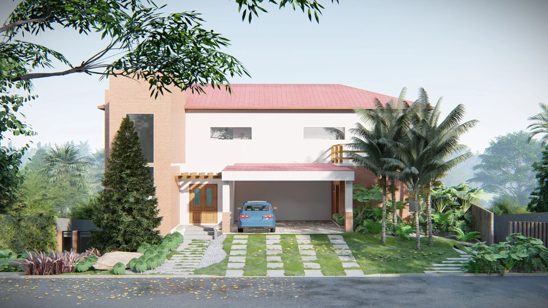 Visualização arquitetônica do projeto Graça Belo — GRON 3D