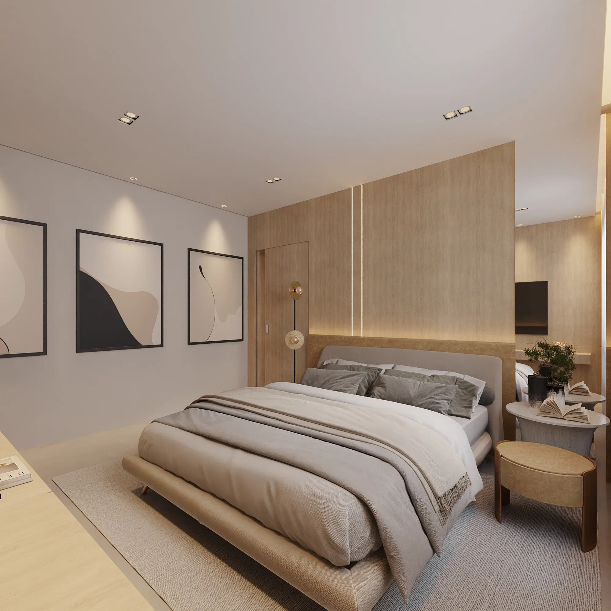 Architectural visualization of the Residencia project — GRON 3D