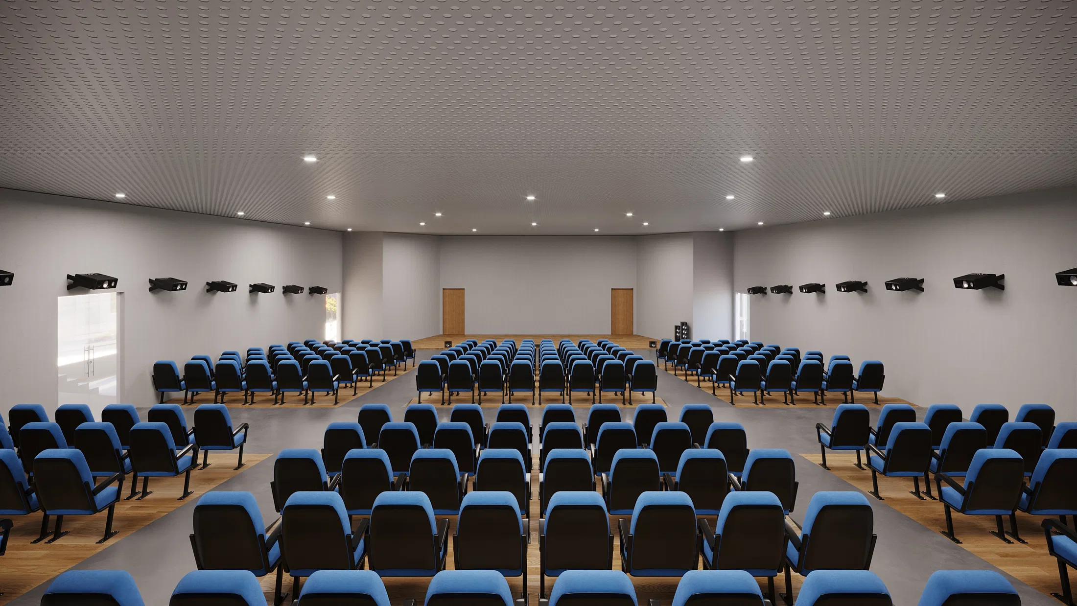 Visualização arquitetônica do projeto Fac Mais — GRON 3D