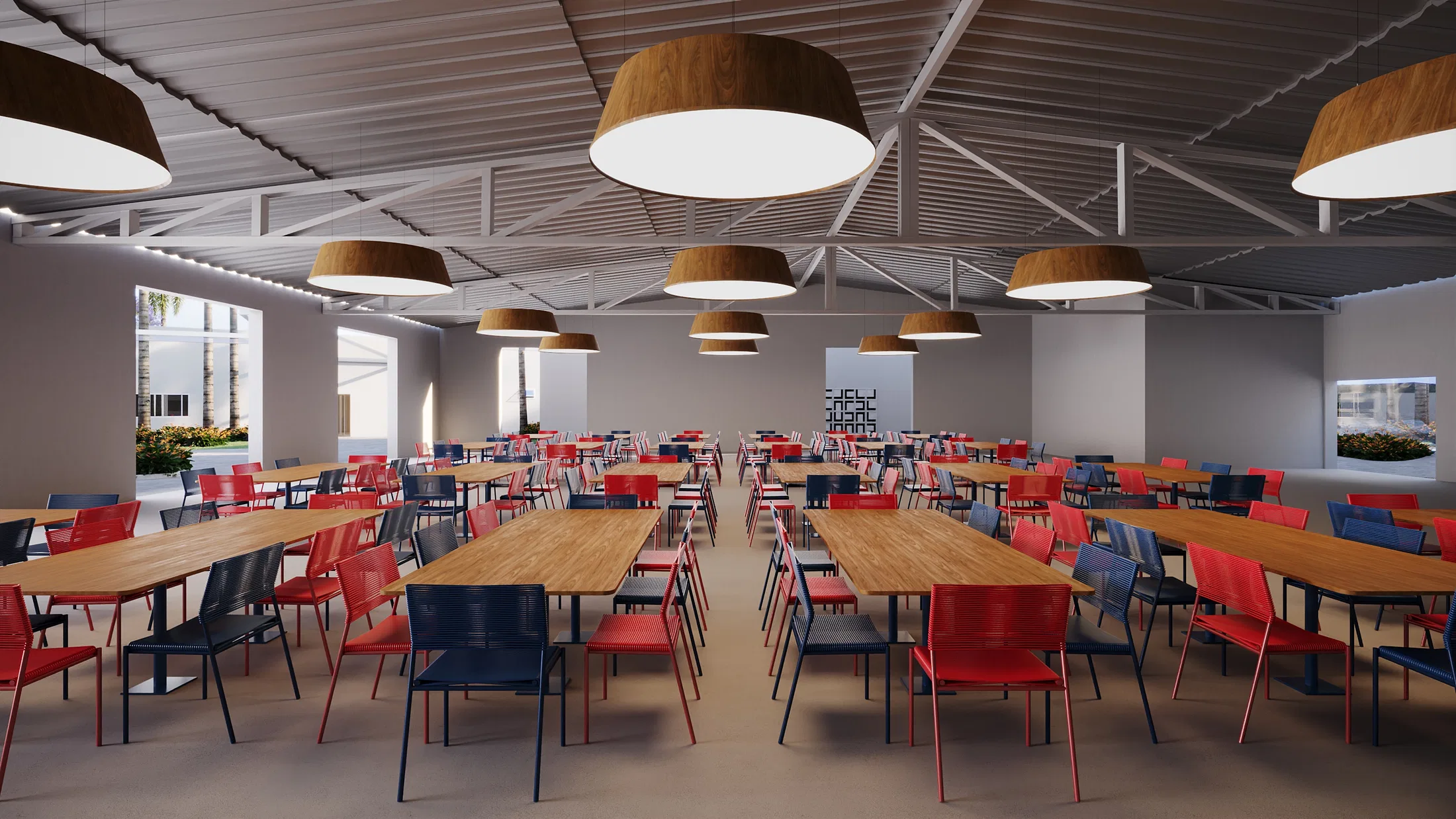 Architectural visualization of the Fac Mais project — GRON 3D