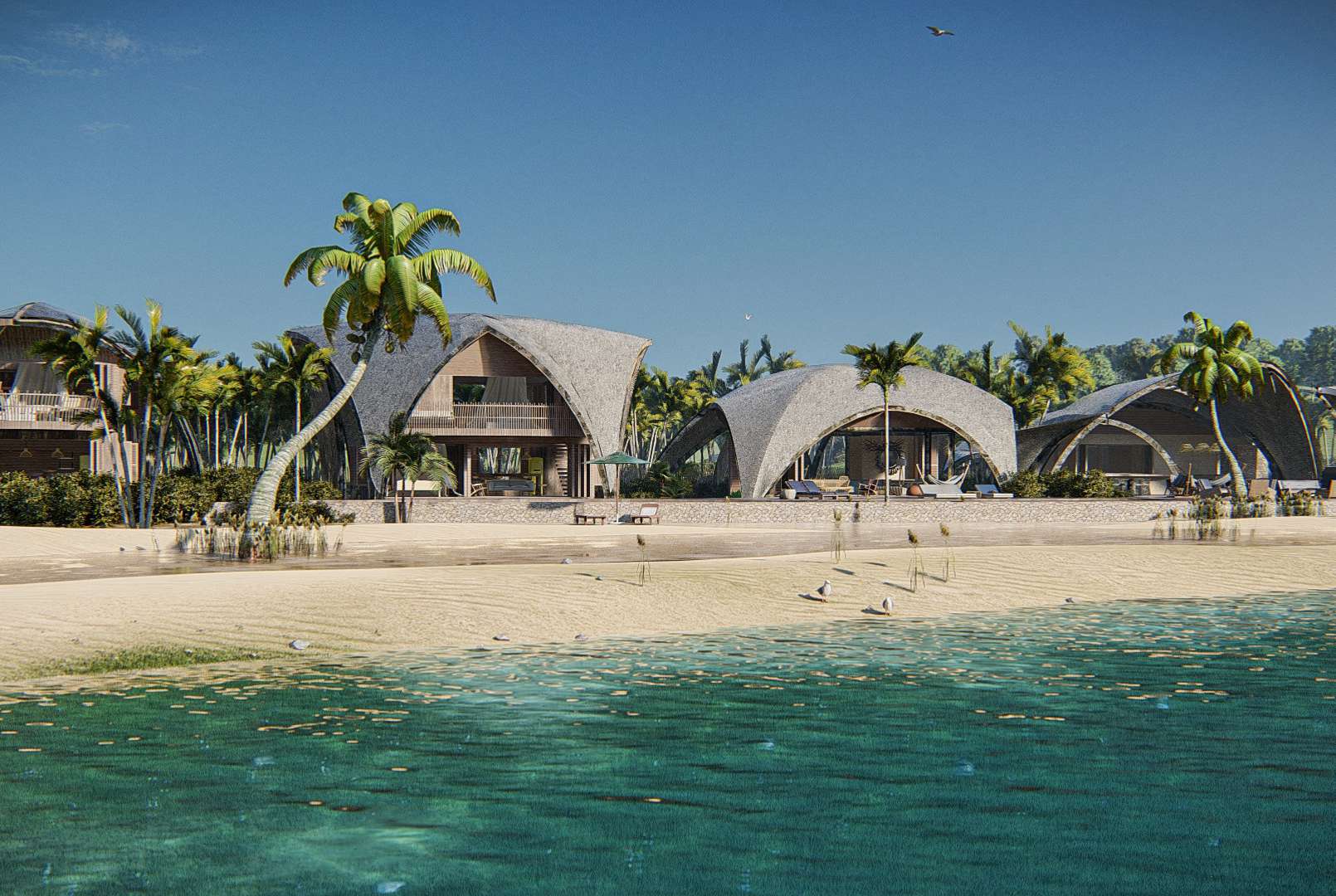 Photorealistic exterior render — GRON 3D